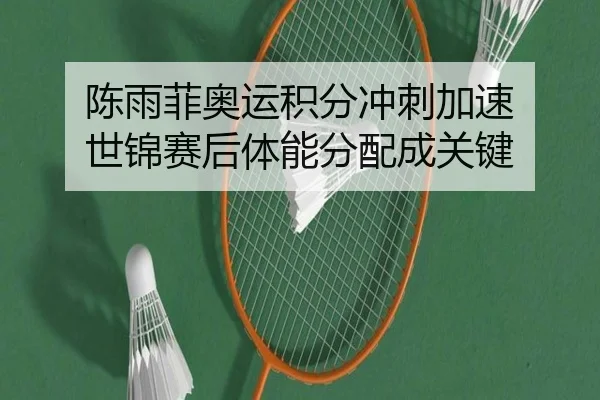 陈雨菲奥运积分冲刺加速 世锦赛后体能分配成关键（OETYSPORTS）